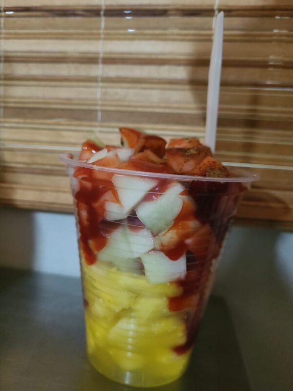 Vaso de fruta (completo) EXTRA piña con chile - chamoy